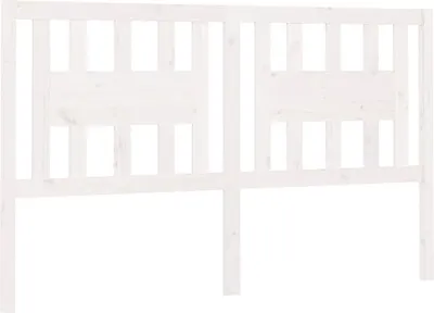 Immagine prodotto di vidaXL Testiera bianca 146x4x100 cm in legno di pino massiccio