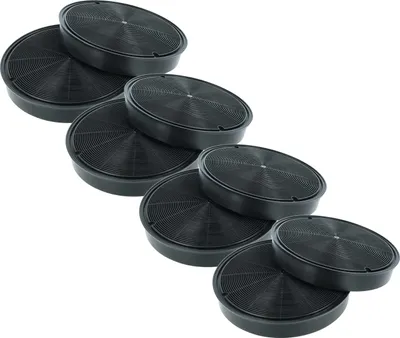 Produktbild von vhbw 8x Aktivkohlefilter Ersatz für Zanussi E3CFF62, F196, EFF62, 8718868949578, 50290659007, 9029793578, AS-AZKF080 für Dunstabzugshaube