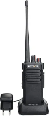 Obrázok produktu pre Rádiostanice Retevis RT29, batéria 3200 mAh, 16 kanálov, CTCSS/DCS VOX alarm, 8KM dosah (čierna, 1 ks)