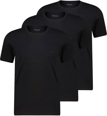 Obrázek produktu pro BOSS Pánské tričko s kulatým výstřihem Classic s krátkým rukávem z čisté bavlny Multipack Black/Black XL/ 54/ 7