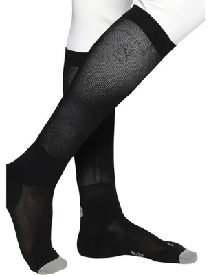 Produktbild von Samshield Reitsocken Uni Blazane Soft Air Crystal Blazon FS 2026 Kniestrümpfe Black S