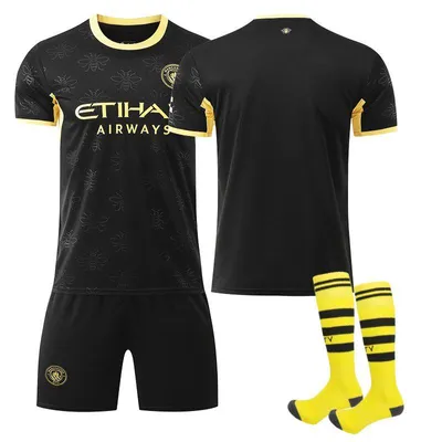 Produktbild von No name no number Man City away game,26-27 football jersey for Kids and Adults SIZE:24