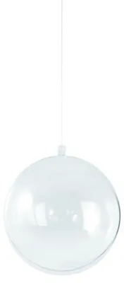 Immagine prodotto di Palla di plastica 2 pezzi, 18 cm ø, cristallo