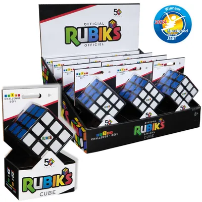 Immagine prodotto di Espositore "50 anni" del cubo di Rubik 3x3 - 12 pezzi