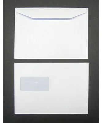 Produktbild von Kuvertierhüllen C5 90g/qm gummiert Sonderfenster VE=500 Stück weiß