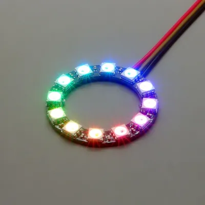 Produktbild von NeoPixel Ring mit 12 WS2812 5050 RGB LEDs