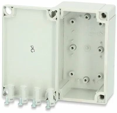 Produktbild von FIBOX Gehäuse, MNX PC 100/60 HG, 130x80x60, PC Gehäuse, grauer Deckel