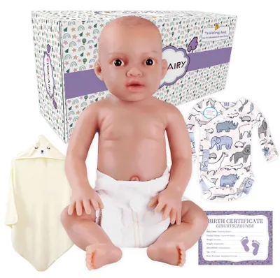 Productafbeelding van Realistische Silicone Baby Doll van 43 cm voor Rouwgenezing