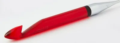 Produktbild von auswechselbare Häkelnadel TRENDZ tunesisch 12,00 mm rot