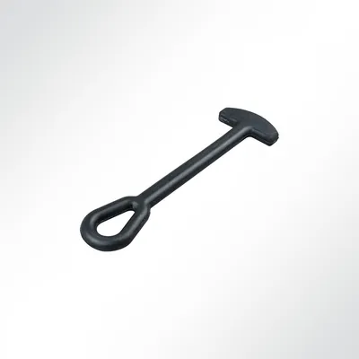 Produktbild von Lysel® Gummistroppe, (L) 180mm in schwarz (100 Stück)