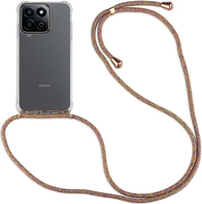 Produktbild von Handykette für Honor 200 Smart Handyhülle mit Band Case Hülle mit Kordel Handy Tasche in Rainbow