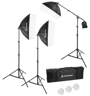 Produktbild von Bresser - F004491 - BR-230B LED-Tageslicht-Set mit Softboxen