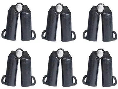 Image de 6 embouts flexibles en plastique pour tuteurs