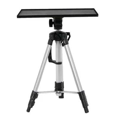 Image de Support de projection, design pliable, réglable en hauteur, argenté
