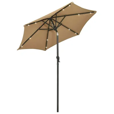 Immagine prodotto di Ombrellone da Giardino con LED Tortora 200x211 cm in Alluminio