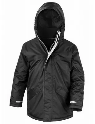 Produktbild von Result Core Kinder Winter Parka FK599 (5-6 Jahre) (Schwarz)