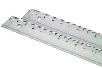 Produktbild von KUM® 201.01.09 Lineal Kunststoff - 15 cm, glasklar