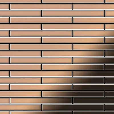 Imagen del producto de Azulejo mosaico de metal Cobre laminado cobre 1,6mm Avenue-CM