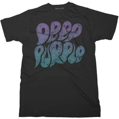 Obrázek produktu pro Deep Purple Bubble Logo Black M Tričko