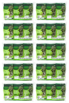 Produktbild von Bibigo Crispy Seaweed Wasabi 10x15g