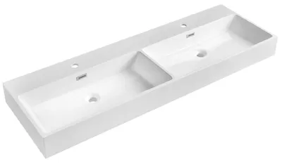 Produktbild von Sapho AQUATIC Waschbecken, Gussmarmor, 140x46cm, Weiß