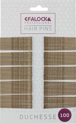 Produktbild von Efalock Duchesse Haarklemmen 7 cm blond 100 Stück