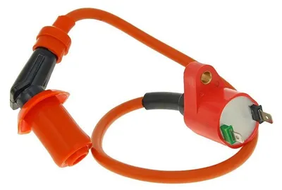 Produktbild von Zündspule mit Kerzenstecker 2 Pins 2-Takt 50ccm 4-Takt 50-125ccm Roller GY6