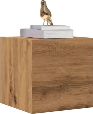 Immagine prodotto di Pensili TV 2 pz. Rovere artigianale 30,5x30x30 cm