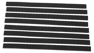 Produktbild von 8 Stück Gepäckrollenabdeckungen, wasserdichter Silikon-Kofferschutz, geräuschabsorbierender Radschutz für Reisen, Schwarz