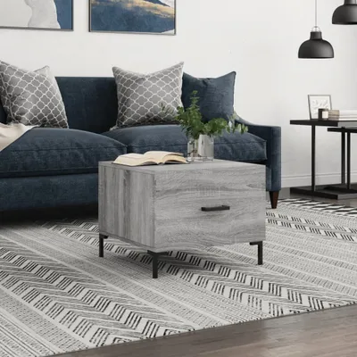 Produktbild von [Home] Couchtisch Grau Sonoma 50x50x40 cm Holzwerkstoff , Neue Mode 2024 im häuslichen Leben