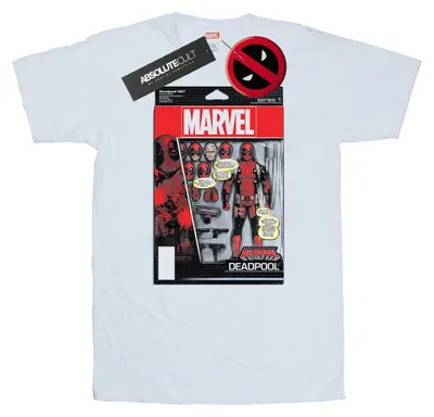 Immagine prodotto di Marvel - T-shirt da uomo "Deadpool Action Figure" BI49378 (XXL) (bianca)