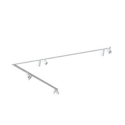 Immagine prodotto di Faretto MONO bianco 8xGU10x10W in metallo, dimensioni: 13x215x200 cm, IP20, Nowodvorski Lighting