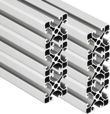 Produktbild von SCHMIDT systemprofile 6x 2000mm Aluminium Profil 40x40mm Nut 8 eloxiert