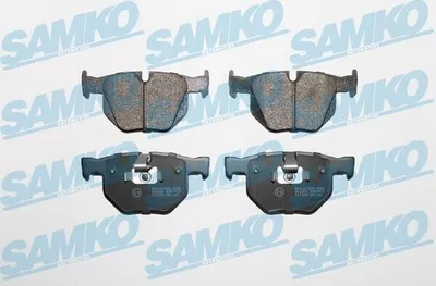 Produktbild von SAMKO Bremsbeläge Satz Hinten Bremsklötze für BMW X5 (E70) 5SP1472