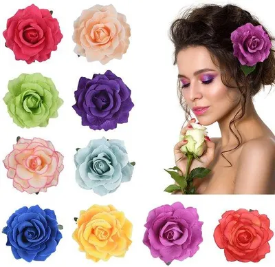 Immagine prodotto di Set di accessori per capelli - Multicolore - Pratico - Elegante - Confezione da 10 pezzi