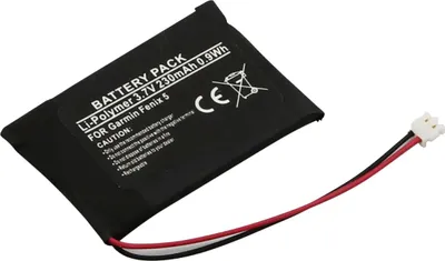 Obrázek produktu pro Avizar, baterie pro GPS hodinky Garmin Fenix 5 3,7 V 230 mAh Li-Polymer, černá