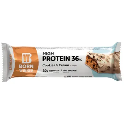 Produktbild von Born Winner | Deluxe 36% High Protein Bar Biscuits with cream