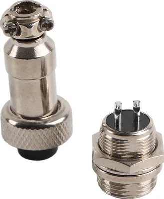 Obrázok produktu pre 10 Set GX12 2Pin 12mm Aviation Plug Male Female Kovová zásuvka