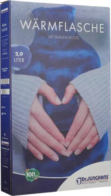 Obrázek produktu pro Láhev na horkou vodu 2 l s krytem modrá