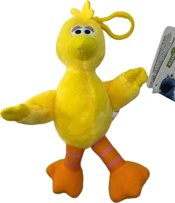 Produktbild von Soma Sesamstrasse Kuscheltier Plüsch Figur 20 cm Plüschtier Stofftier kuschelweich ab den ersten Lebensmonaten geeignet als Geschenk (Bibo 20 cm)