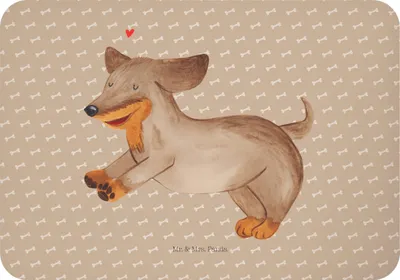 Produktbild von Mr. & Mrs. Panda magnet Hund Dackel - Hundeglück - Geschenk, Hunde, Dachshund, Kühlschrankmagnet, whiteboardmagnet, Sprüche, holzmagnet, haftmagnet, Pinnwandmagnet, Herz