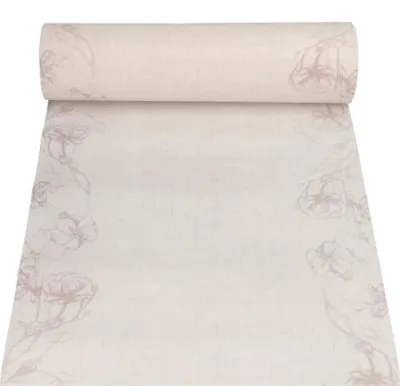 Produktbild von PAPSTAR Tischläufer "Blossom", stoffähnlich, ROYAL Collection, 24 m | Schrumpffolie (1 Rolle)