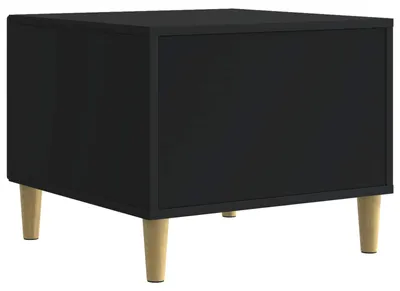 Zdjęcie produktu dla Stolik kawowy Czarny 50 x 49 x 40 cm Drewno inżynieryjne