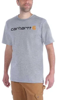 Produktbild von Carhartt Core Logo T-Shirt S/S - T-Shirt, Heather Grey 034, M
