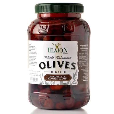 Produktbild von Kalamata Oliven mit Kern in Salzlake 1 kg Goldeon