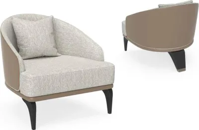 Produktbild von Sessel Ohrensessel Luxus Design Wohnzimmer Einsitzer Modern