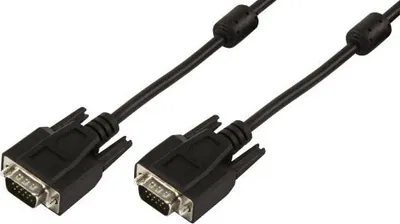Immagine prodotto di Cavo di collegamento VGA, maschio-maschio, ferrite, nero, 5 m