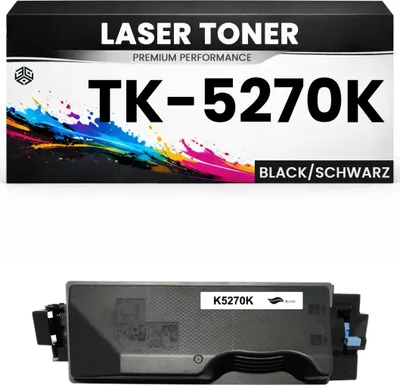 Produktbild von XXL Toner TK-5270K für Kyocera Schwarz TK5270K Premium Alternative für Kyocera ECOSYS M6230cidn, M6630cidn, P6230cdn