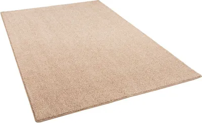 Produktbild von Hochflor Velours Teppich Weich Modern Einfarbig, Größe:160x200 cm, Farbe:Natur