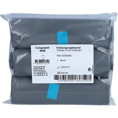 Produktbild von COLOPLAST Entsorgungsbtl.blau 3 Rol.a.30 St.9806